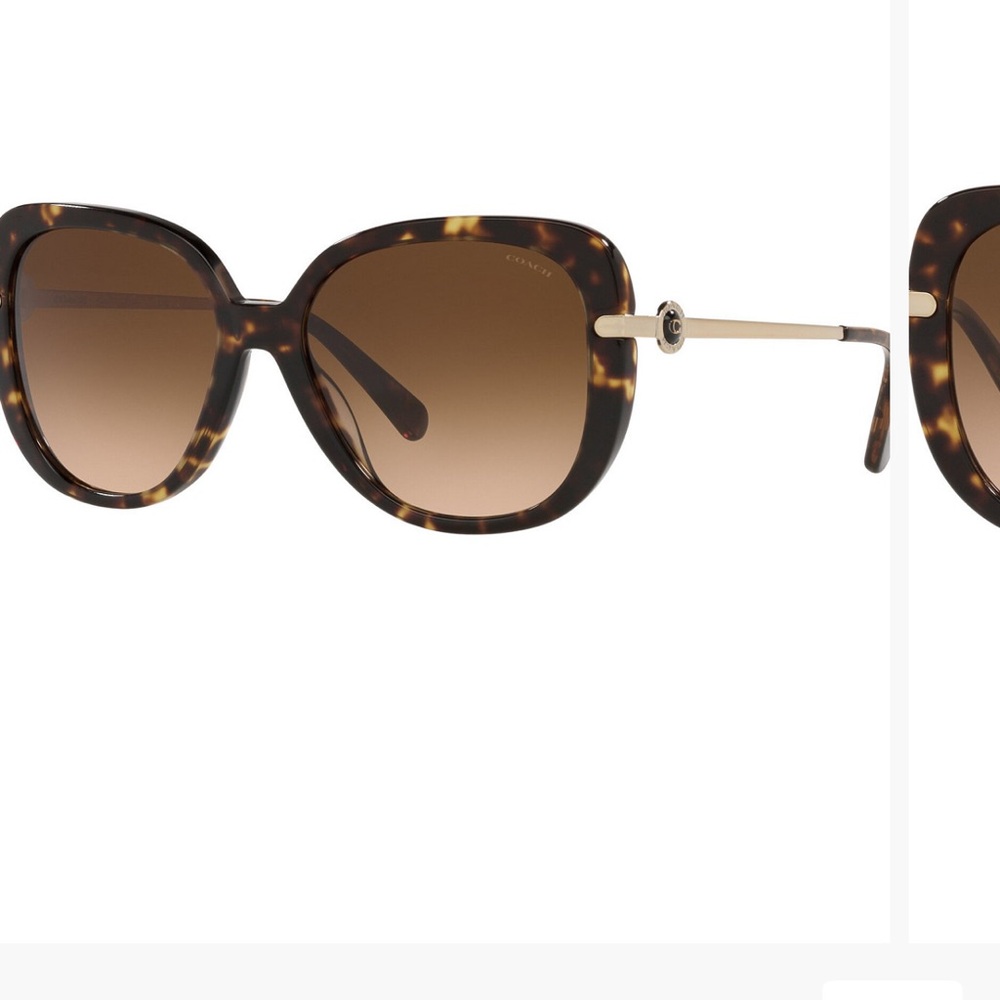 Coach Tortoise Shell Sunglasses - Picture 6 of 14